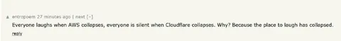 When Cloudflare Collapses