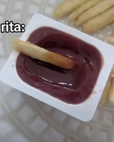 Rita Dips a Fry