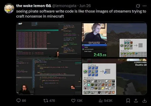 Pirate Codecrafting Like Minecraft Streamers