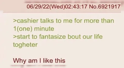 Cashier Talks for One Minute