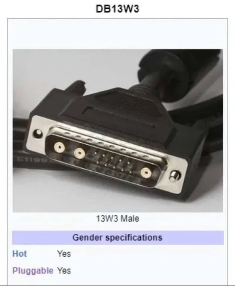 Hot Pluggable Male Connector