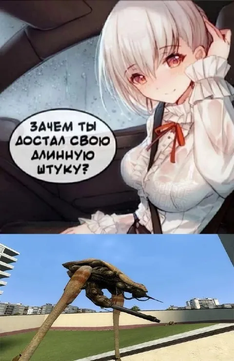 Зачем ты достал длинную штуку