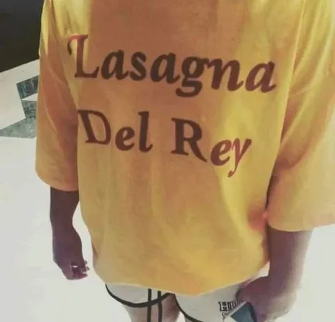 Lasagna Del Rey Shirt