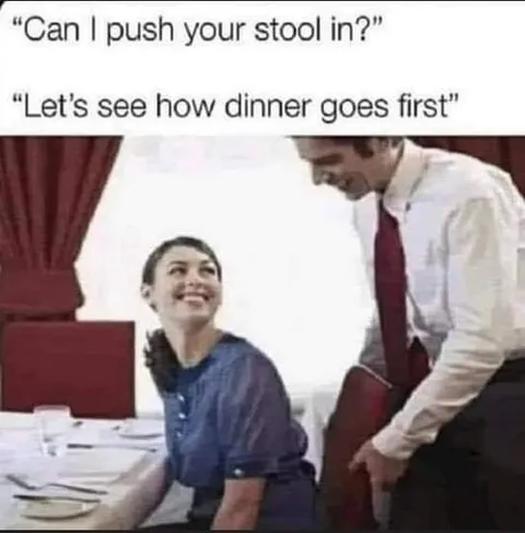 Can I Push Your Stool In?