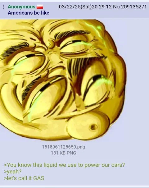 Americans Invent Gas Joke
