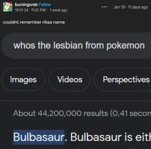 The Lesbian from Pokémon