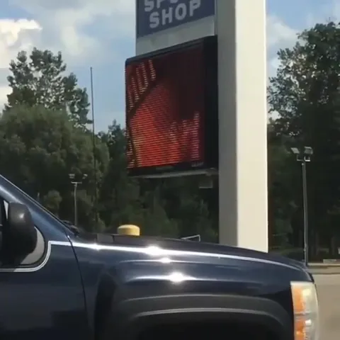 The Sign Suddenly Says Fireworks