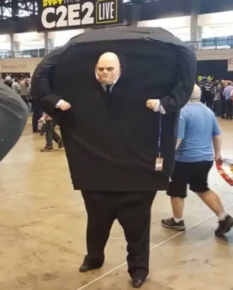 Oversized Suit Convention Cosplay