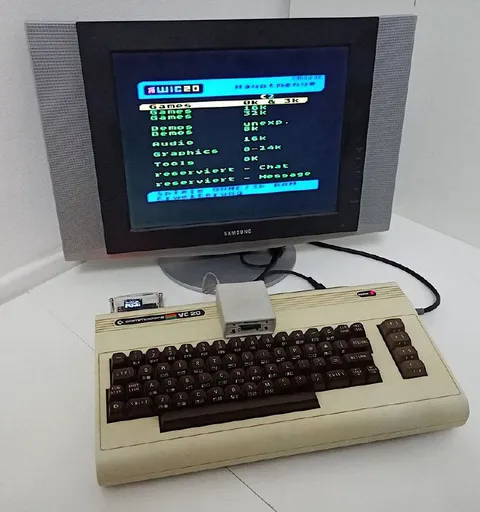 Vintage VIC-20 Computer Setup