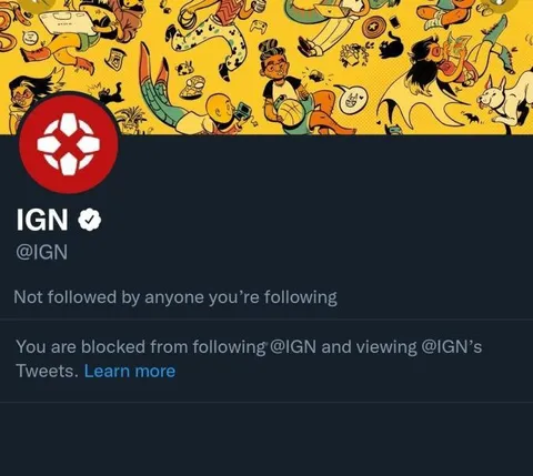 IGN Blocked Me on Twitter