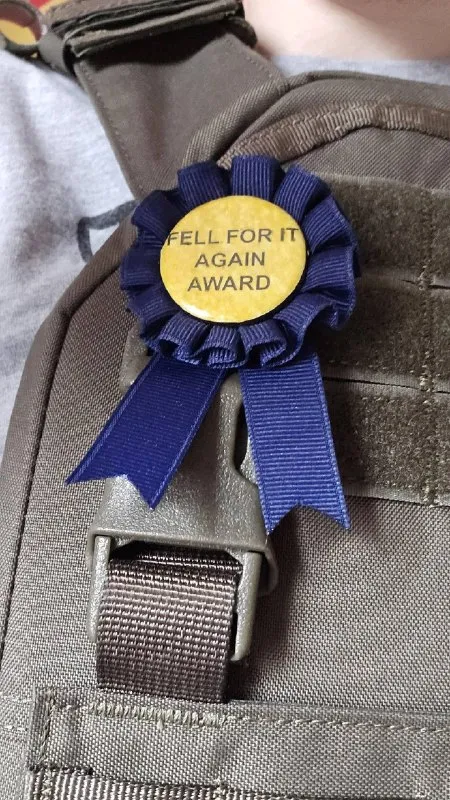 Fell for It Again Award