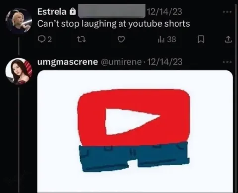 YouTube Shorts on Jeans