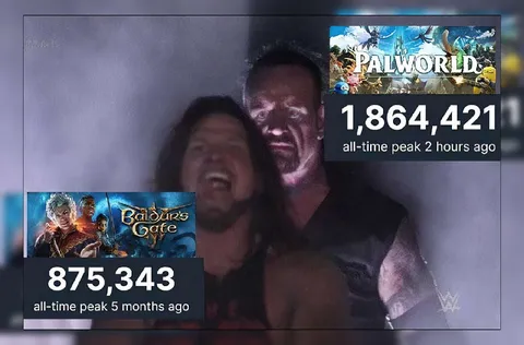 Palworld Crushes Baldur’s Gate 3