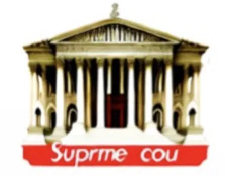 Supreme Court Supreme Logo Parody