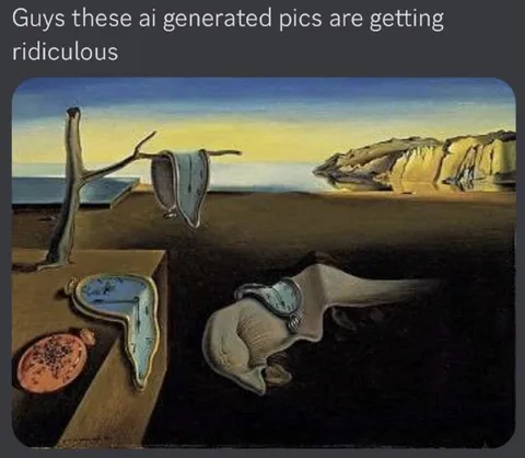AI-Generated Melting Clocks
