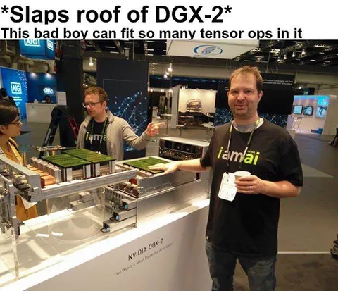 Slaps Roof of DGX-2