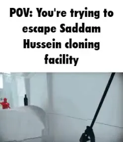 Escaping the Saddam Hussein Cloning Facility
