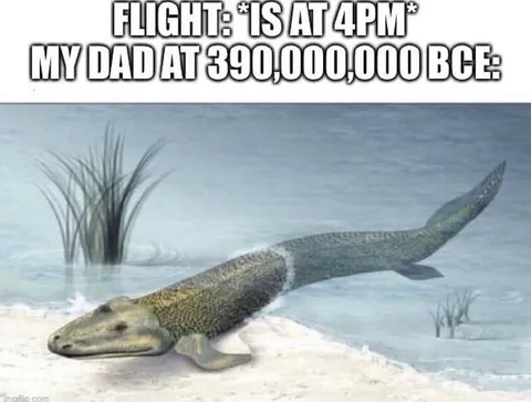 Dad Waiting for a Flight