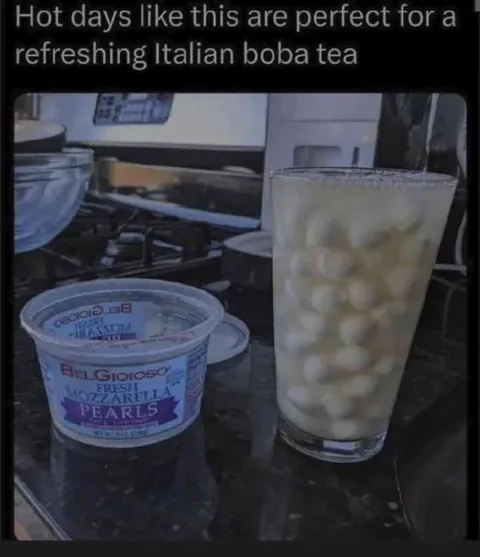 Italian Boba Tea
