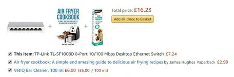 Three Random Amazon Purchases