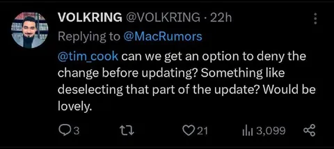 Apple Users Deny the Update