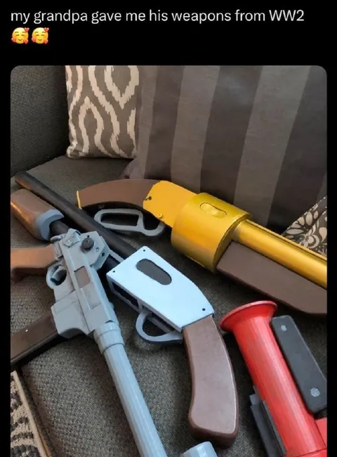 Grandpa's WWII Weapons
