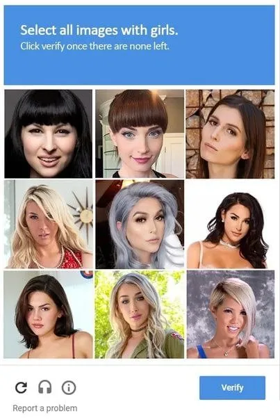 Select All Images With Girls