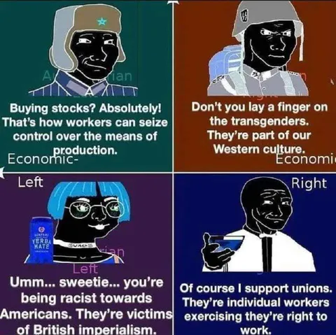 Contradictory Political Compass