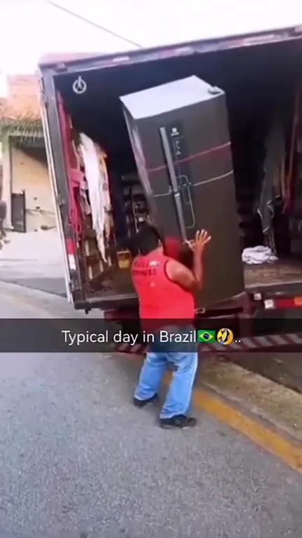Typical Day in Brazil Appliance Delivery