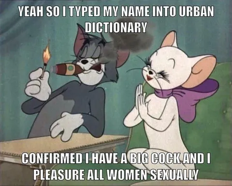 Urban Dictionary Big Cock Confirmation