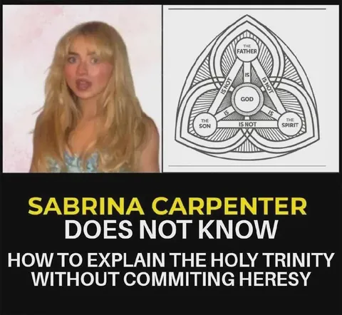 Sabrina Carpenter and the Holy Trinity