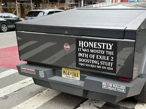 Cybertruck Sour on Elon
