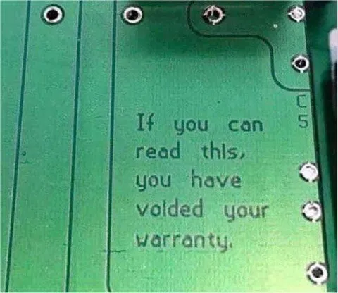 You Have Voided Your Warranty