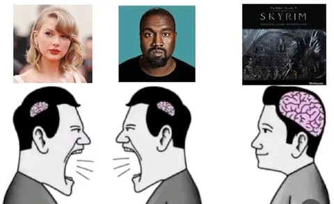 Taylor and Kanye Argue, Skyrim Wins