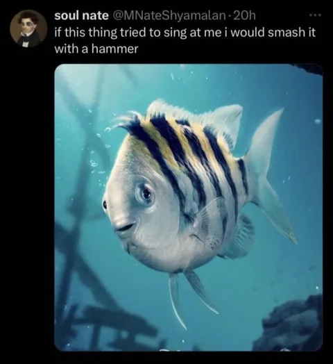Fish Tries to Sing