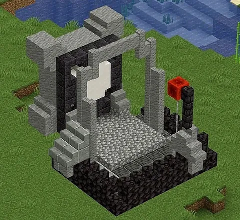 Странная постройка в Minecraft
