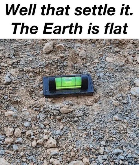 Flat Earth Level Check