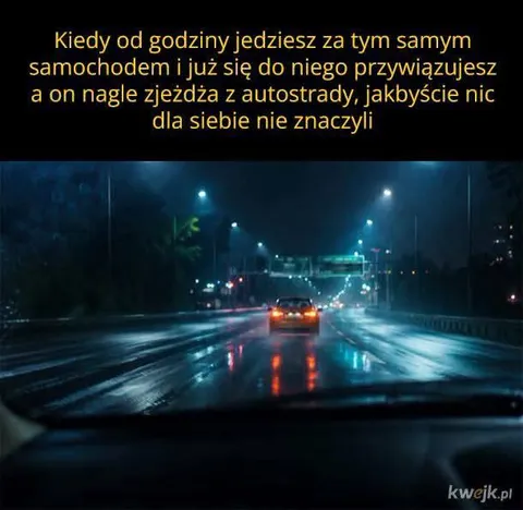 Przywiązujesz się do samochodu