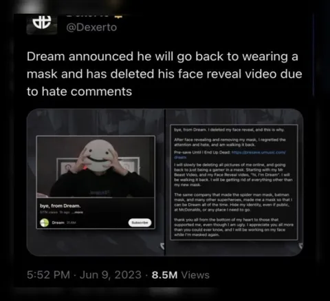 Dream Returns to the Mask
