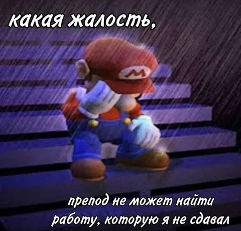Жалость к преподавателю