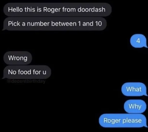 Wrong DoorDash Number