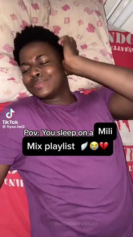 Sleeping to a Mili Mix Playlist