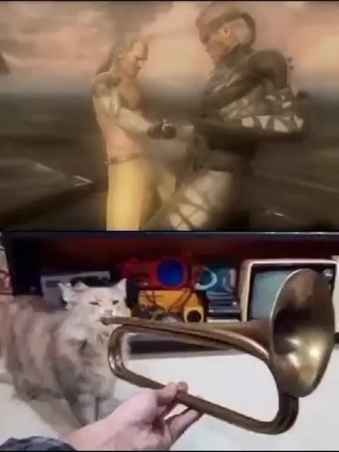 Снейк и кот с тромбоном