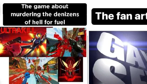 ULTRAKILL Game vs Fan Art