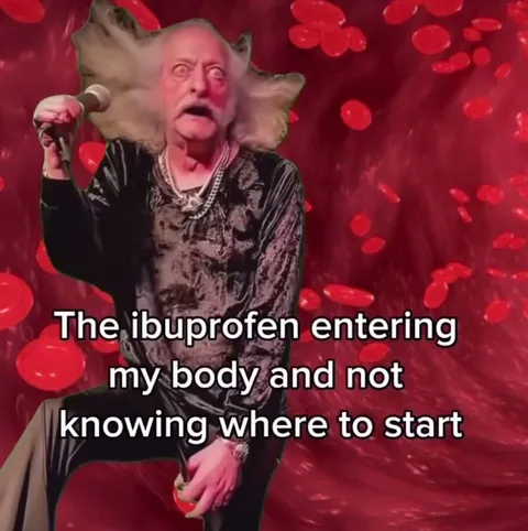 Ibuprofen Entering the Body