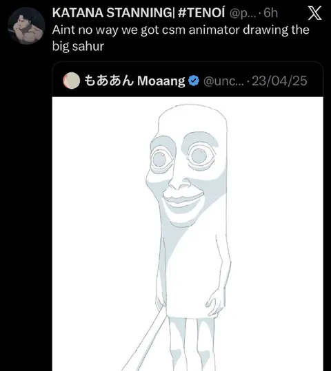 CSM Animator Draws Big Sahur