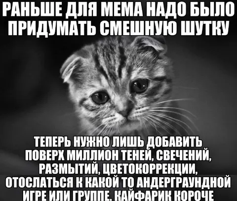 Мем без смешной шутки