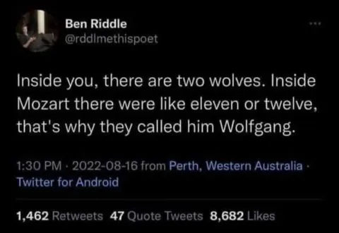 Mozart’s Eleven Wolves
