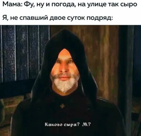 Не спал двое суток и сыр