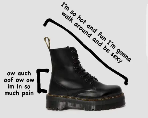 Sexy Boot Instantly Regrets It